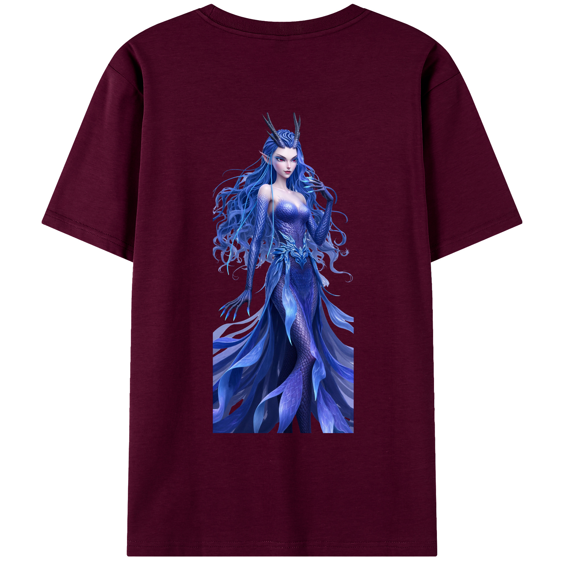 （画像用） Ne Zha 2 ナタ 魔童の大暴れ レディース半袖Tシャツ(バックプリント)